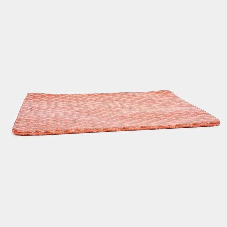 Pre Owned Goyard Orange Coated Canvas Senna GM Bag