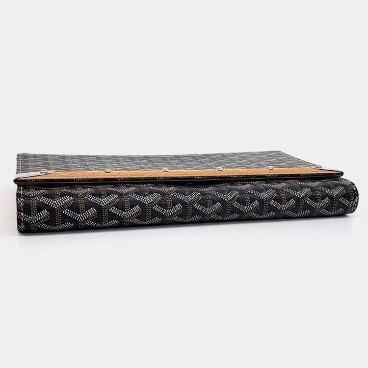 Pre Owned Goyard Black Monte Carlo Clutch