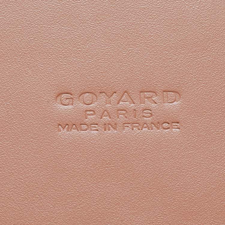 Pre Owned Goyard Brown Goyardine Coated Canvas and Leather Vendome PM Satchel