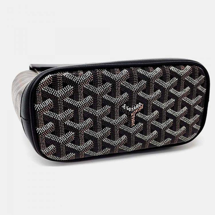 Pre Owned Goyard Black PVC Goyard Alpine Backpack Mini