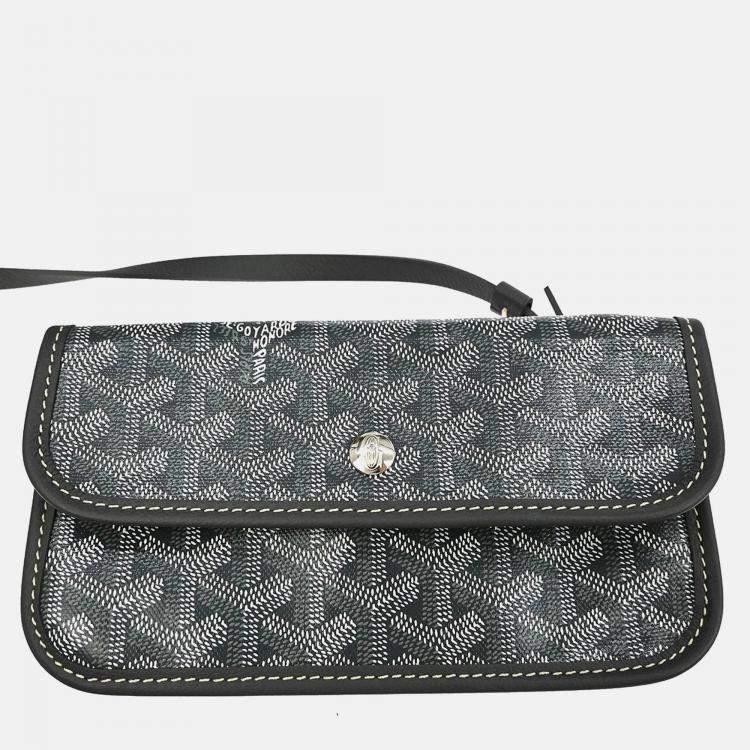 Pre Owned Goyard Gray Saint Louis PM Tote Bag