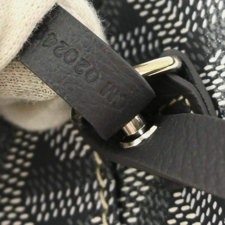 Pre Owned Goyard Gray Saint Louis PM Tote Bag