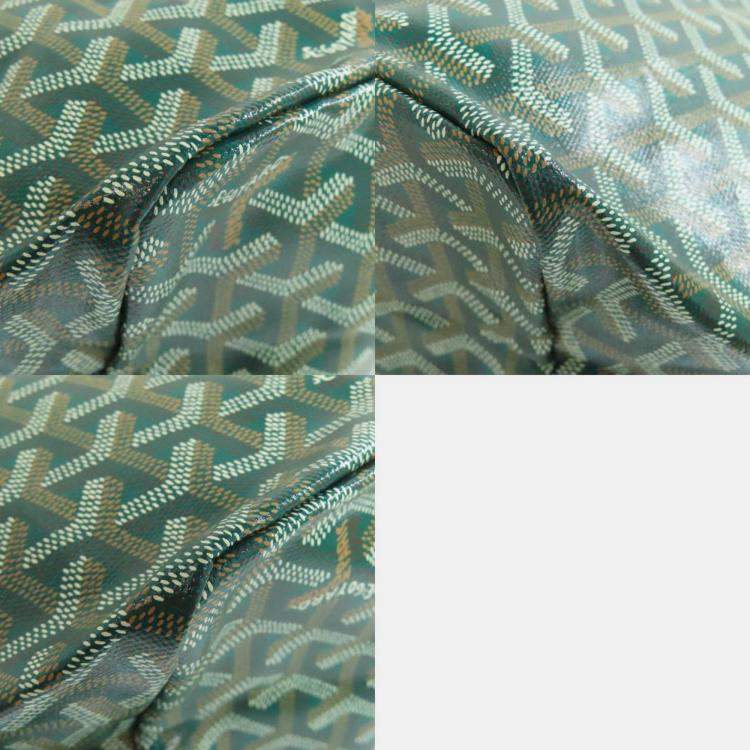 Pre Owned Goyard Saint Louis Pm Tote Bag In Coated Canvas
