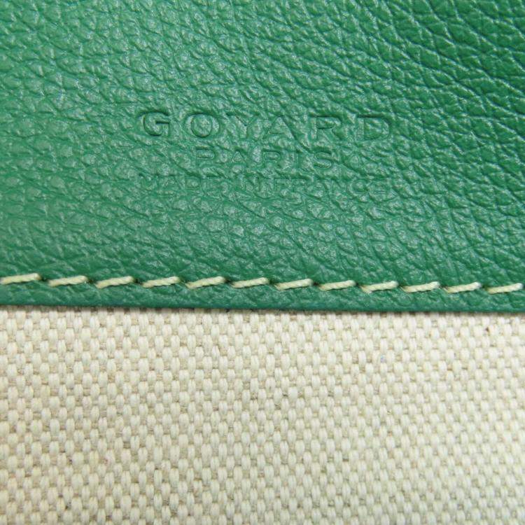 Pre Owned Goyard Saint Louis Pm Tote Bag In Coated Canvas
