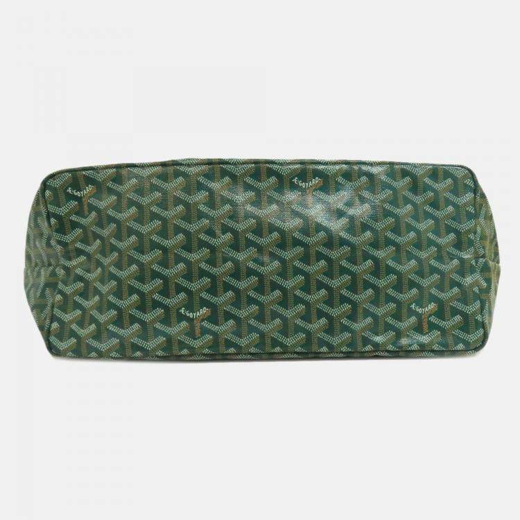 Pre Owned Goyard Saint Louis Pm Tote Bag In Coated Canvas