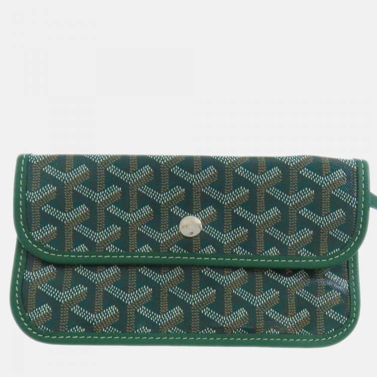 Pre Owned Goyard Saint Louis Pm Tote Bag In Coated Canvas