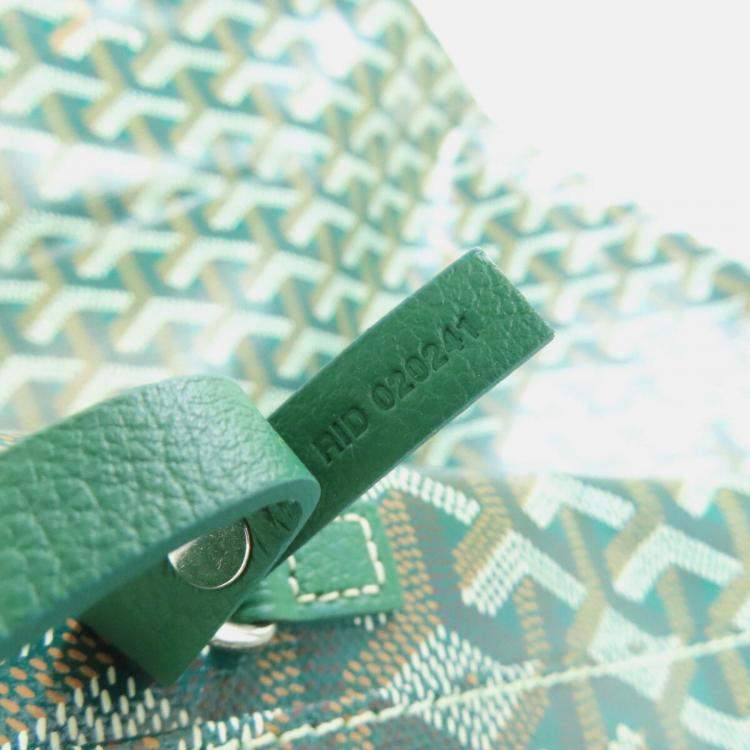 Pre Owned Goyard Saint Louis Pm Tote Bag In Coated Canvas