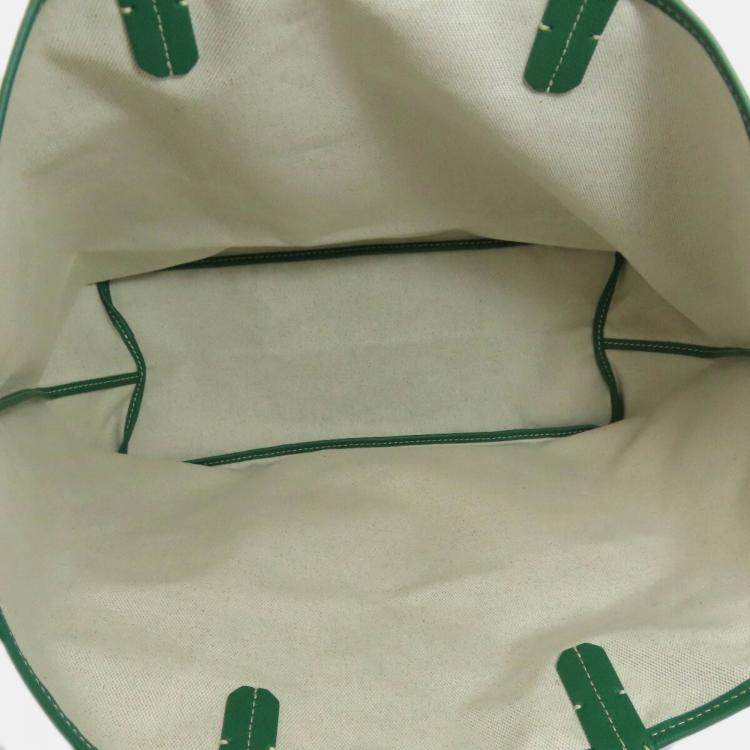 Pre Owned Goyard Saint Louis Pm Tote Bag In Coated Canvas