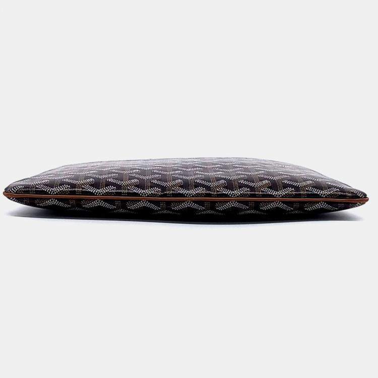 Pre Owned Goyard Black/Multicolor Coated Canvas Macage Senna MM