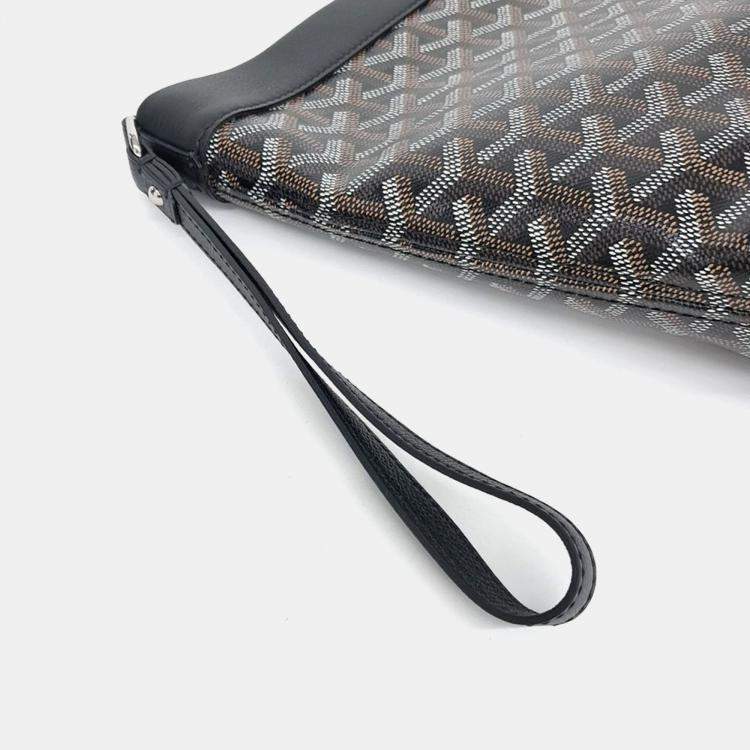 Pre Owned Goyard Multicolor Coated canvas Conti Pouch