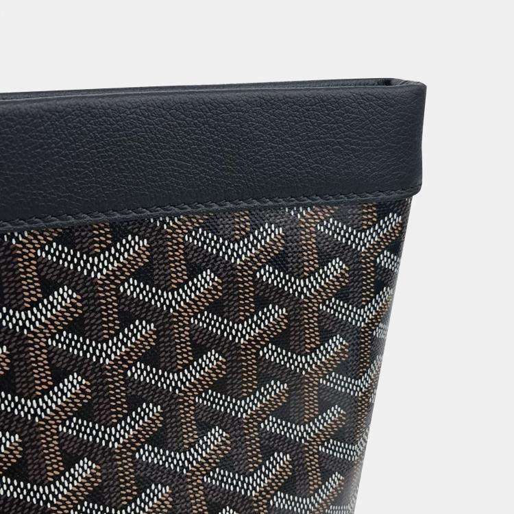 Pre Owned Goyard Multicolor Coated canvas Conti Pouch