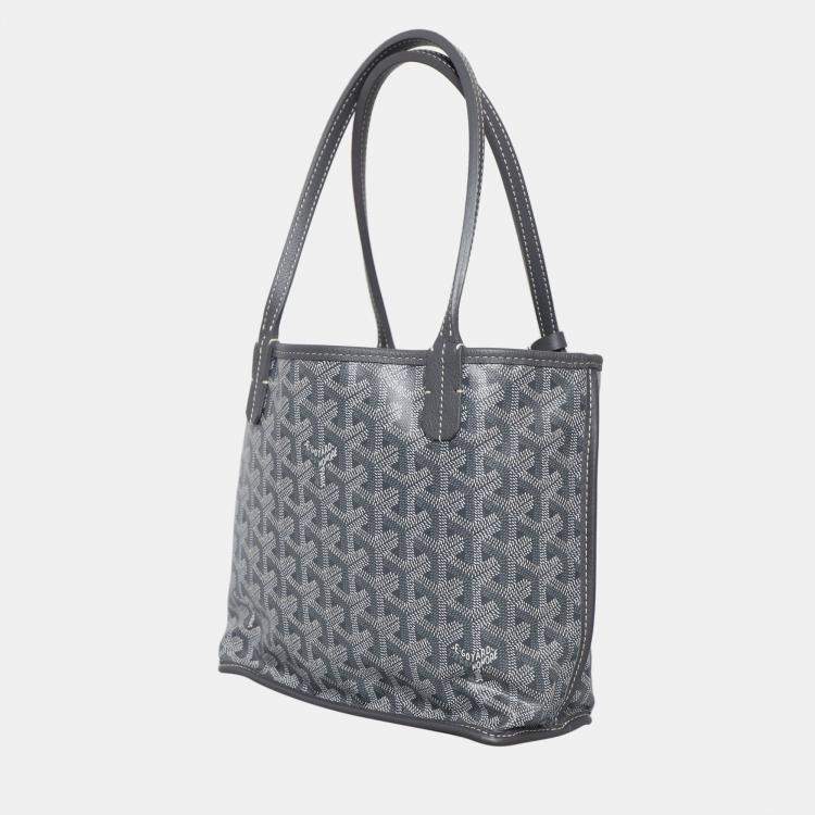 Pre Owned Goyardine Reversible Mini Anjou Bag
