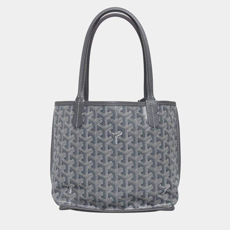 Pre Owned Goyardine Reversible Mini Anjou Bag