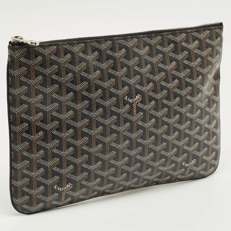 Pre Owned حقيبة صغيرة جويارد سينات كانفاس مقوى جوياردين رصاصي MM