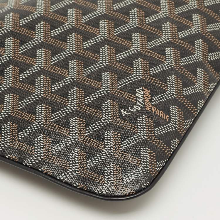 Pre Owned حقيبة صغيرة جويارد سينات كانفاس مقوى جوياردين رصاصي MM