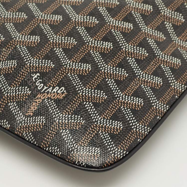 Pre Owned حقيبة صغيرة جويارد سينات كانفاس مقوى جوياردين رصاصي MM