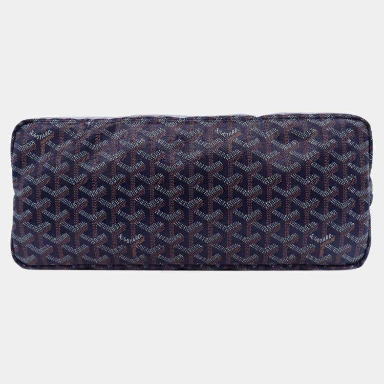 Pre Owned Goyard Saint Louis Pm Tote Bag In Coated Canvas