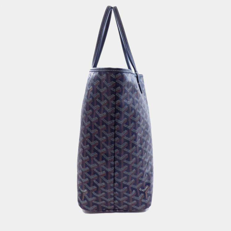 Pre Owned Goyard Saint Louis Pm Tote Bag In Coated Canvas