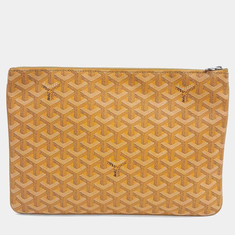 Pre Owned Goyard Coated Canvas Senna MM