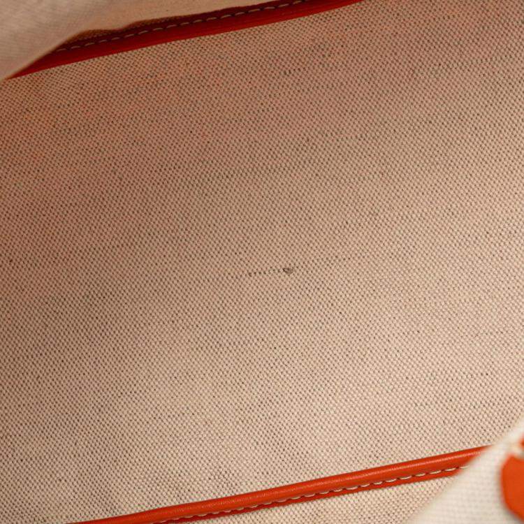 Pre Owned Goyard Saint Louis Pm Tote Bag Orange