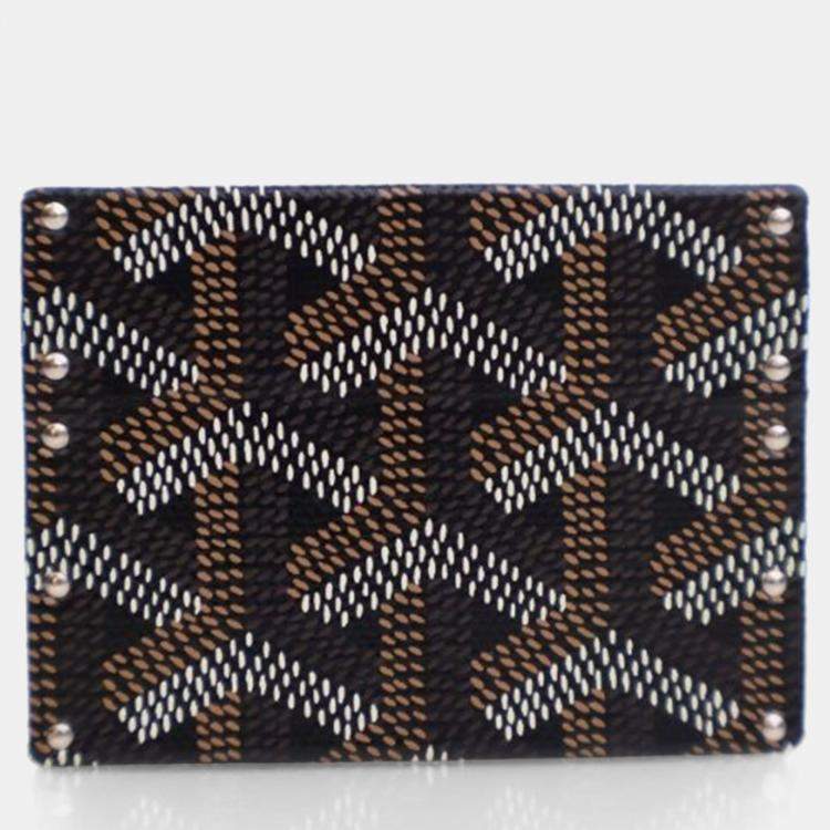 Pre Owned Goyard Mini Goyardine Regence Trunk