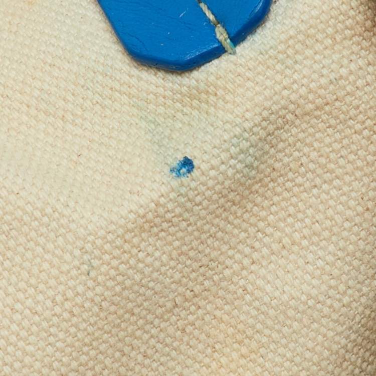 مملوكة مسبقًا Goyard Blue Goyardine Coated Canvas and Leather Saint Louis PM Tote