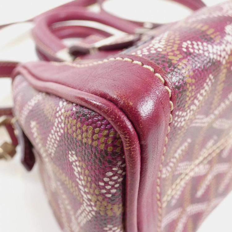 Pre Owned Goyard Croisiere Boston Bag