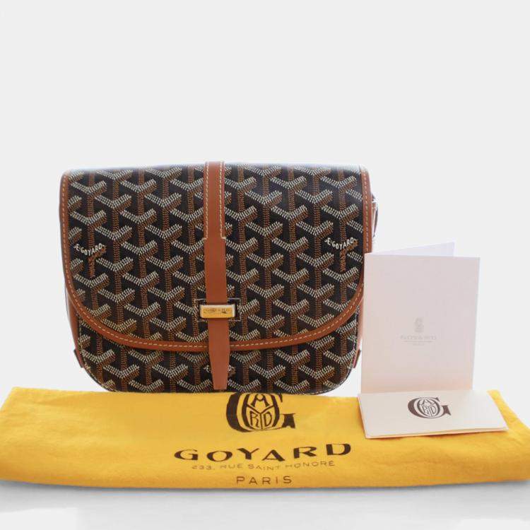 Pre Owned Goyard Goyardine Belvedere PM