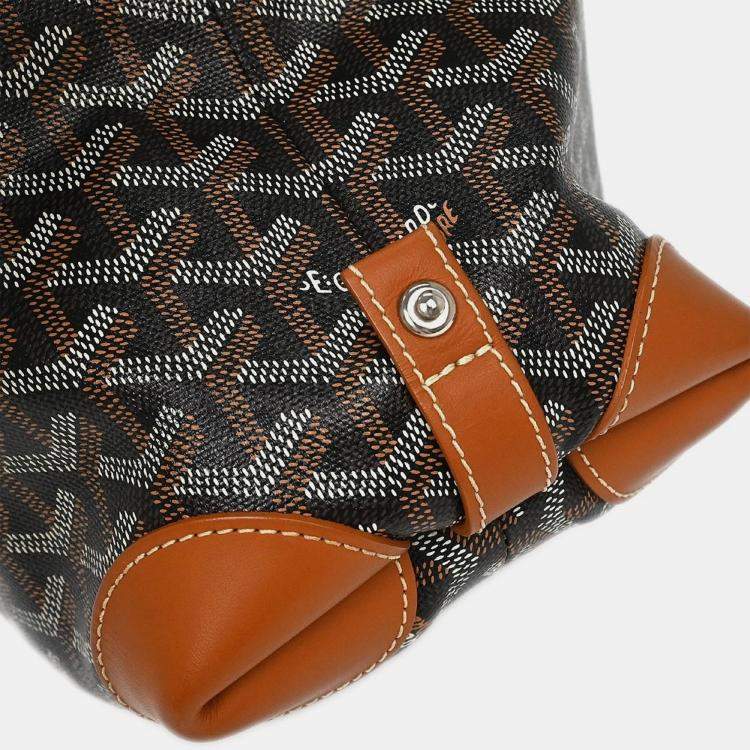Pre Owned Goyard Black Boeing 25 Trousse Pouch Clutch Bag