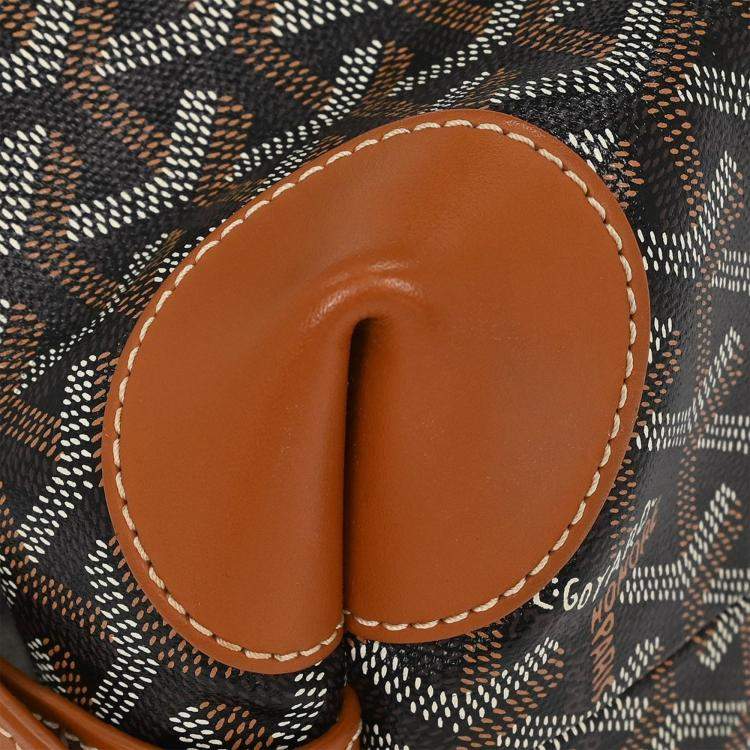 Pre Owned Goyard Black Boeing 25 Trousse Pouch Clutch Bag