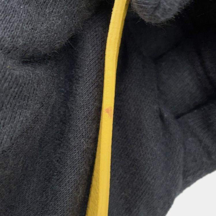 Pre Owned Goyard Minaudiere Shoulder Bag Trunk Yellow Leather