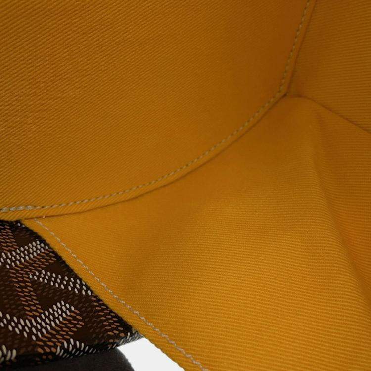 Pre Owned Goyard Handbag Hat Box - Alto Trunk Bag Black/Brown