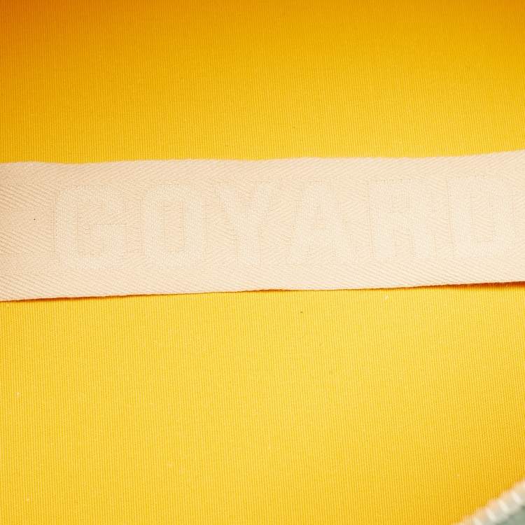 مملوكة مسبقًا Goyard Boston 45 Green Goyardine Coated Canvas and Leather Duffel Bag