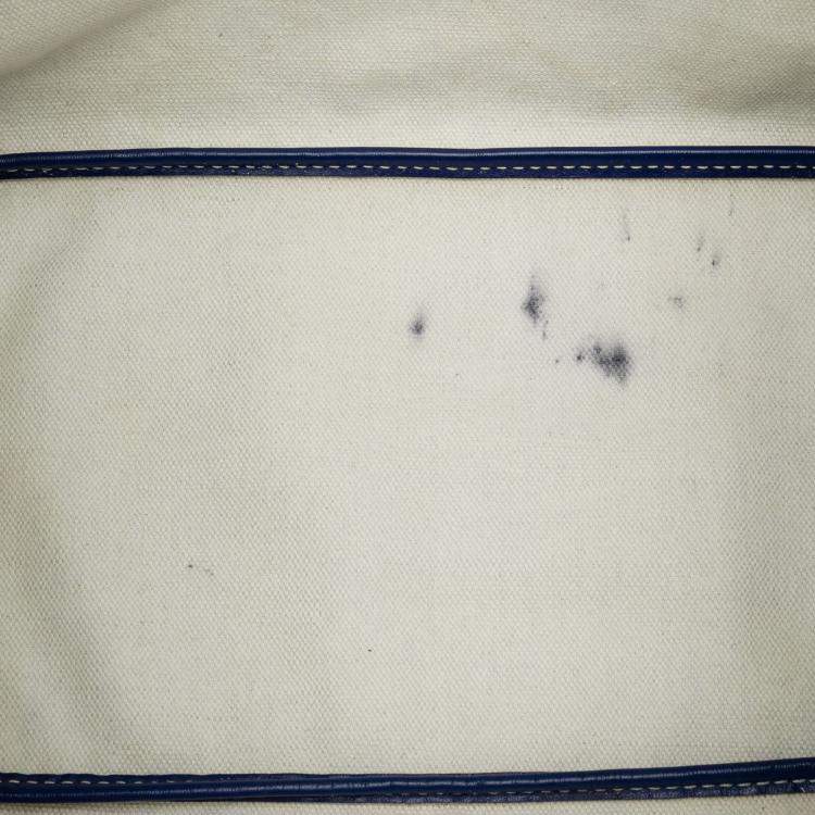 Pre Owned Goyard Blue Goyardine Saint Louis PM