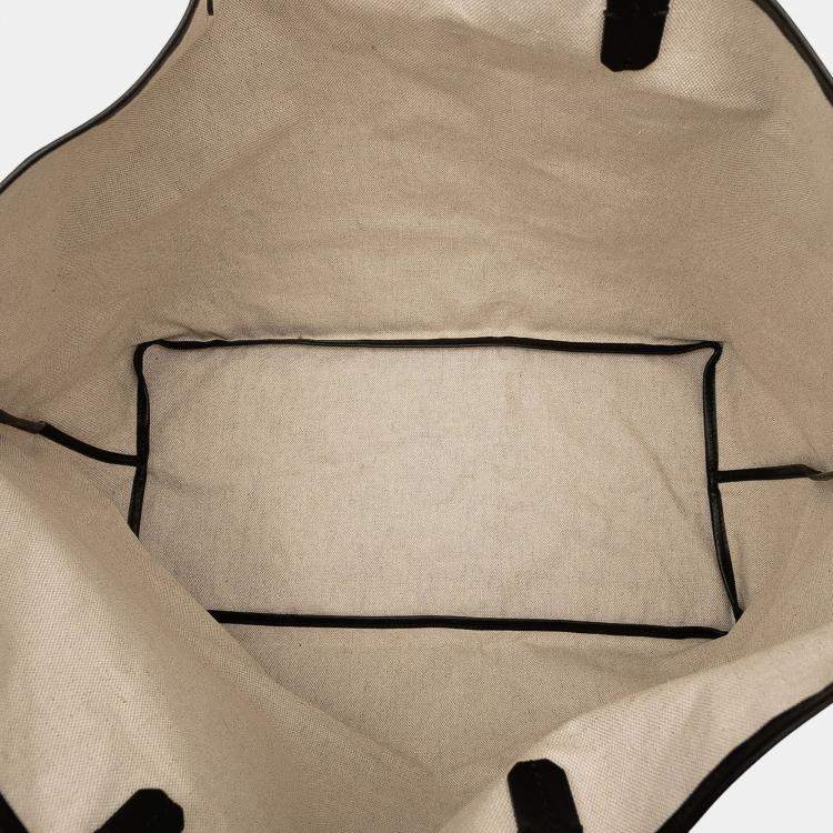 Pre Owned Goyard Black Goyardine Saint Louis GM