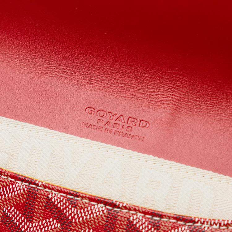 Pre Owned حقيبة كلتش جويارد جواردين كارلو بويس حمراء