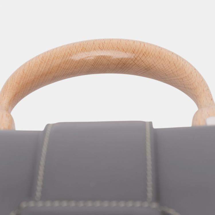 Pre Owned Goyard Leather Saigon Structured MM