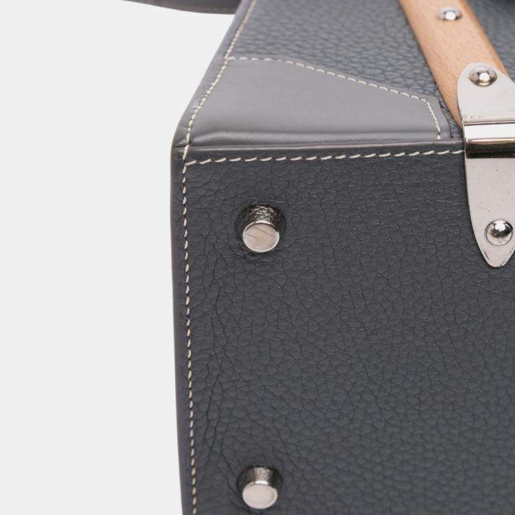 Pre Owned Goyard Leather Saigon Structured MM