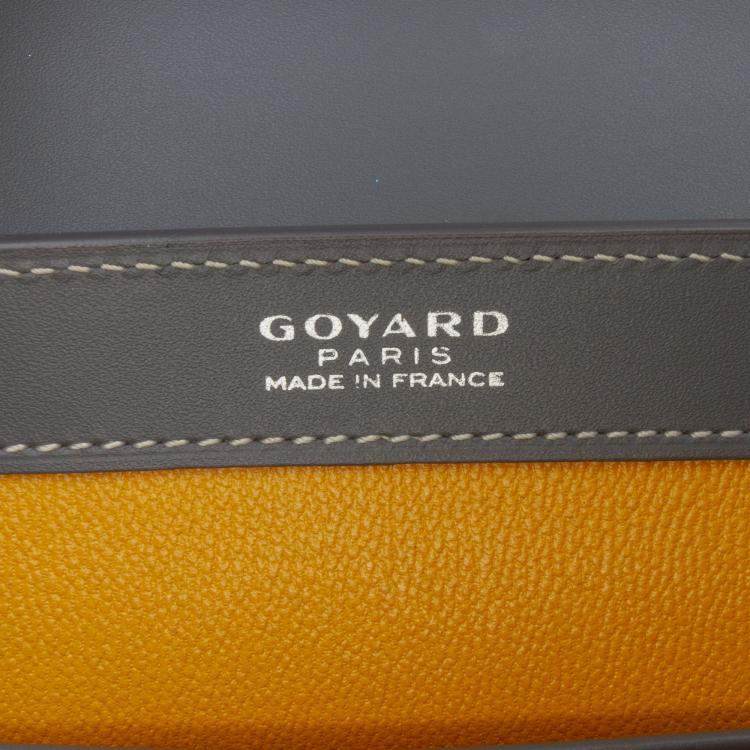 Pre Owned Goyard Leather Saigon Structured MM