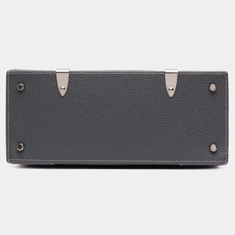 Pre Owned Goyard Leather Saigon Structured MM