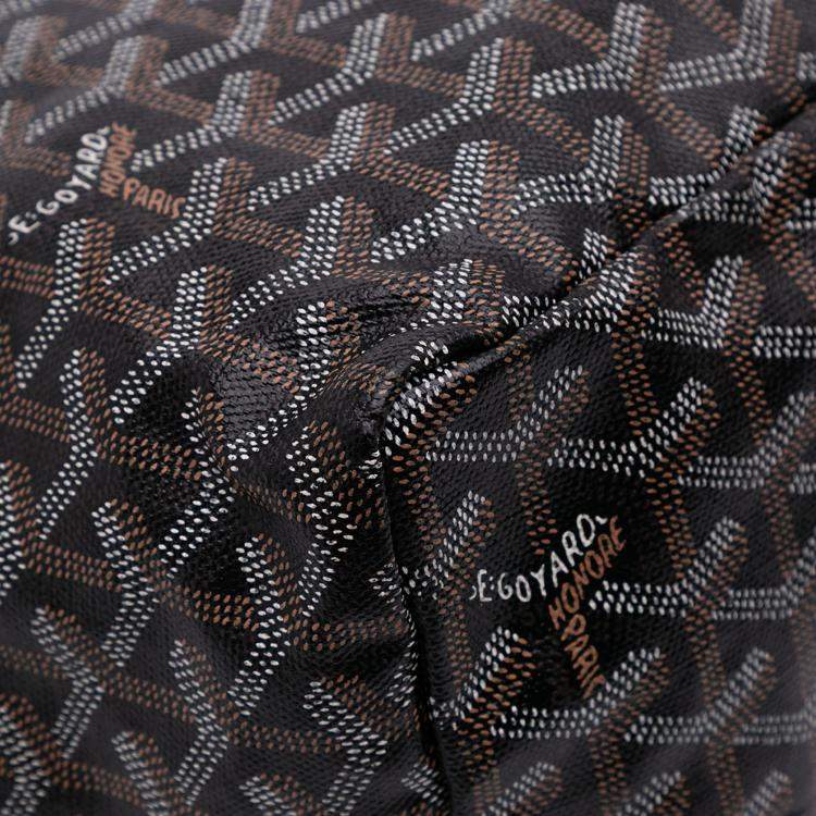 مملوكة مسبقًا Goyard Black Goyardine Saint Louis GM