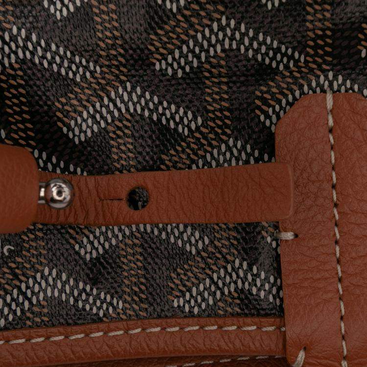 Pre Owned Goyard Black Goyardine Saint Louis PM