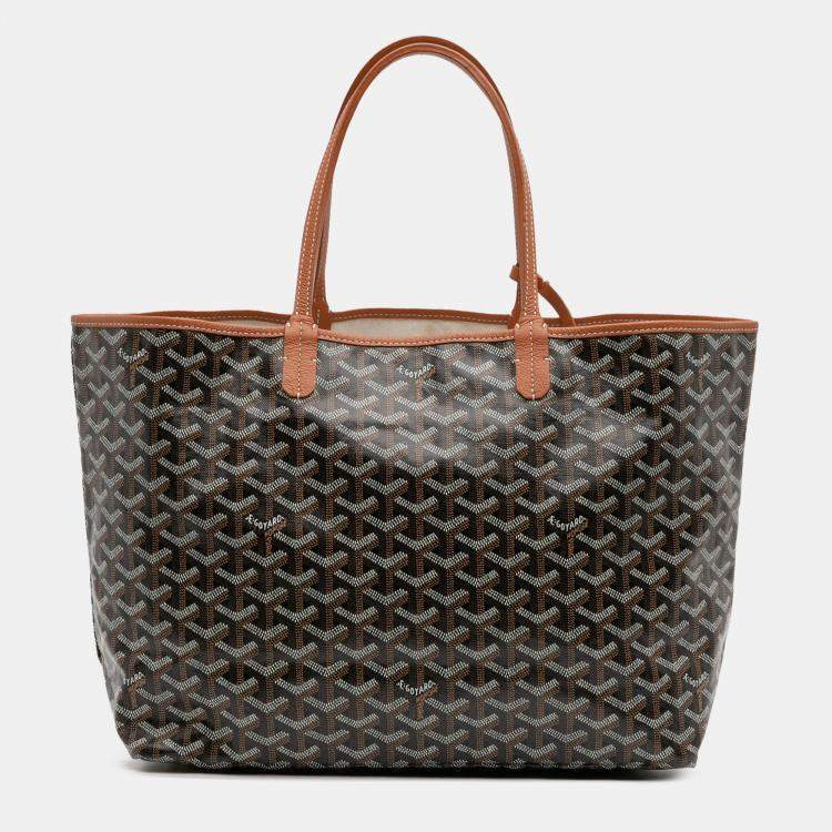 Pre Owned Goyard Black Goyardine Saint Louis PM