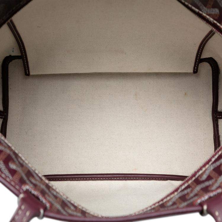 Pre Owned Goyard Red Goyardine Artois PM