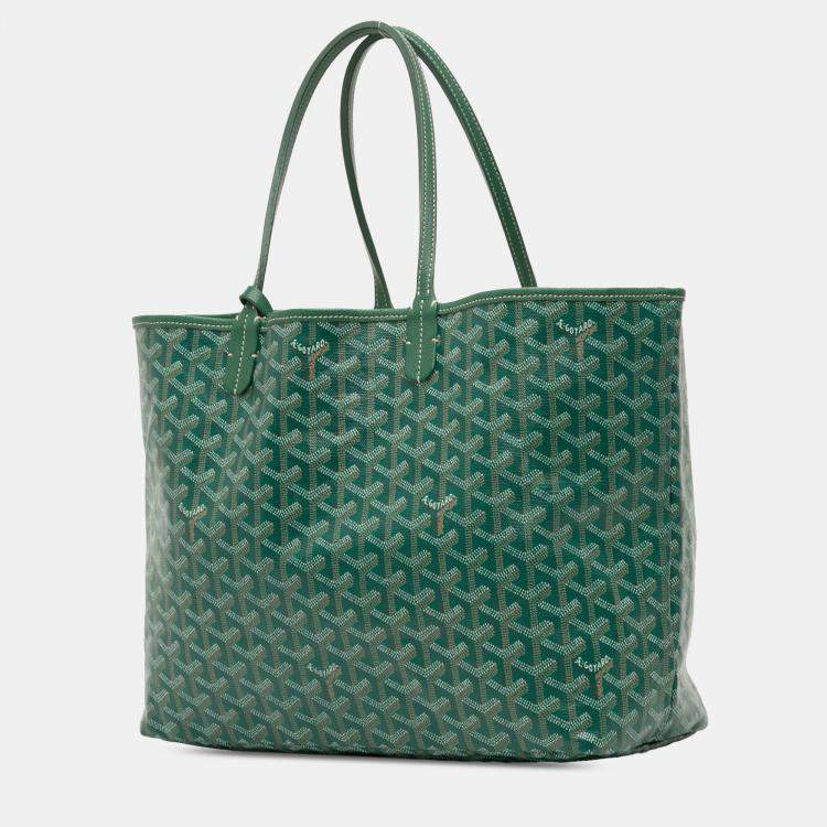 Pre Owned Goyard Green Goyardine Saint Louis PM