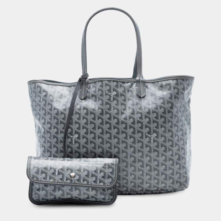 Pre Owned Goyard Goyardine Saint Louis Totes Bag PM