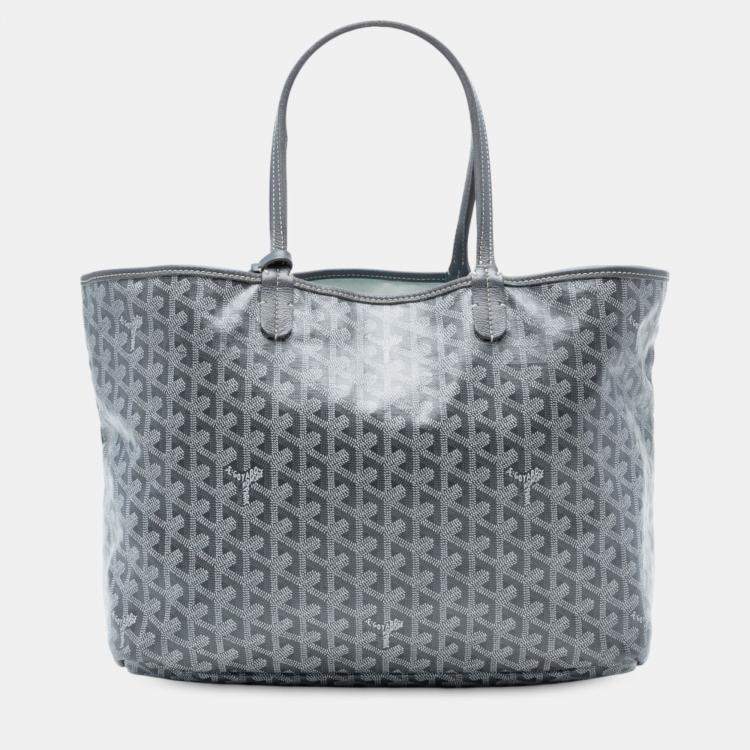 Pre Owned Goyard Goyardine Saint Louis Totes Bag PM