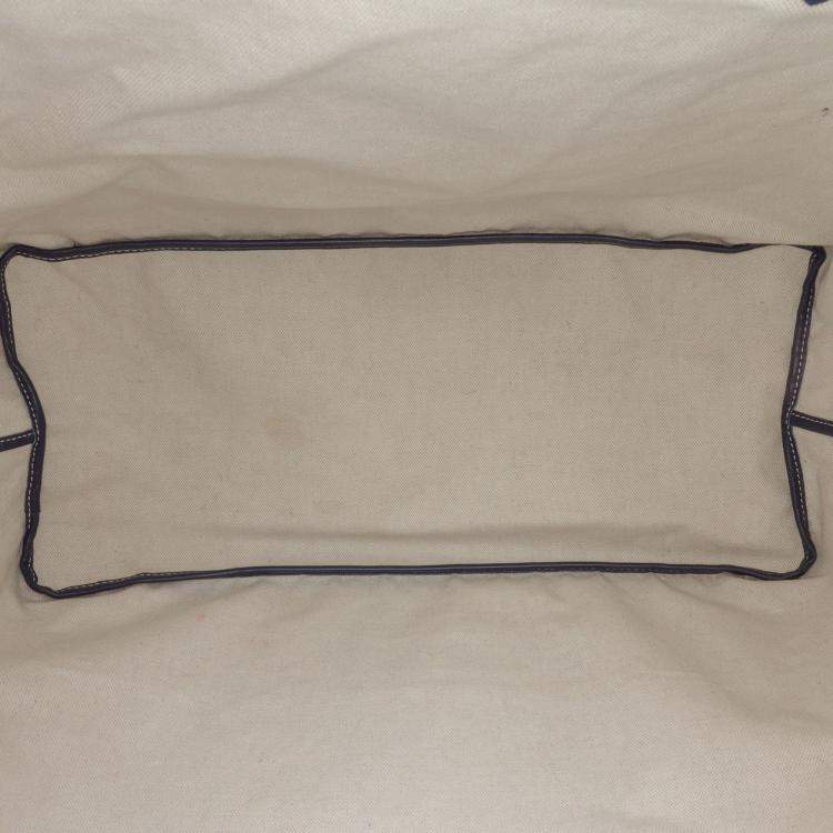 Pre Owned Goyard Blue Goyardine Saint Louis GM