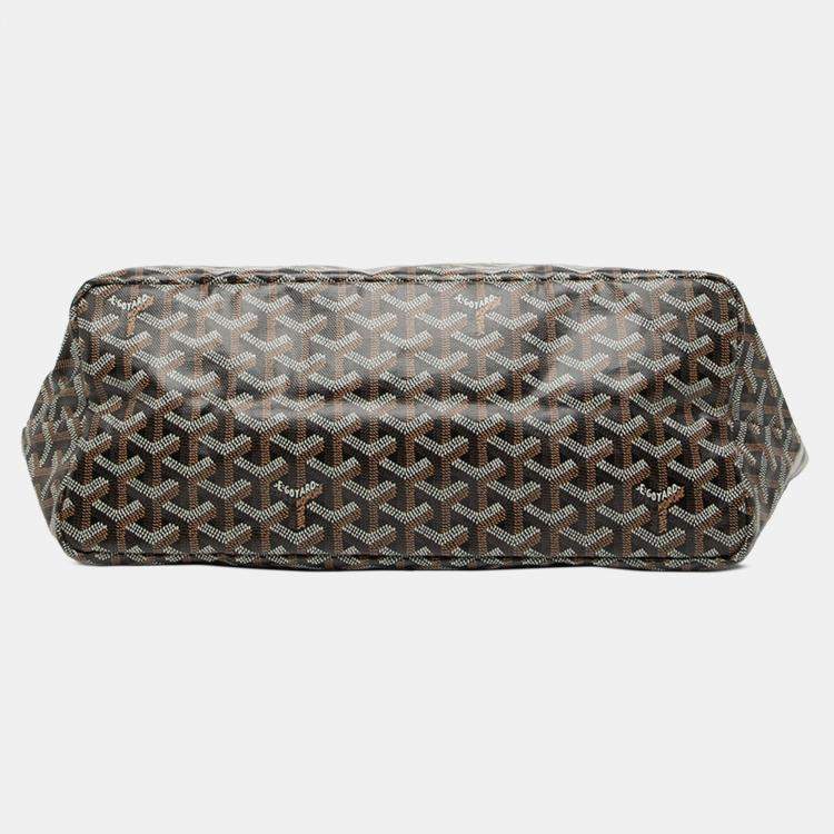 Pre Owned Goyard Black Goyardine Saint Louis PM