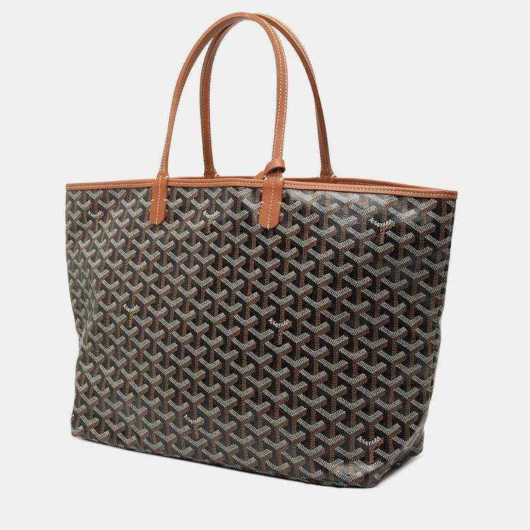 Pre Owned Goyard Black Goyardine Saint Louis PM